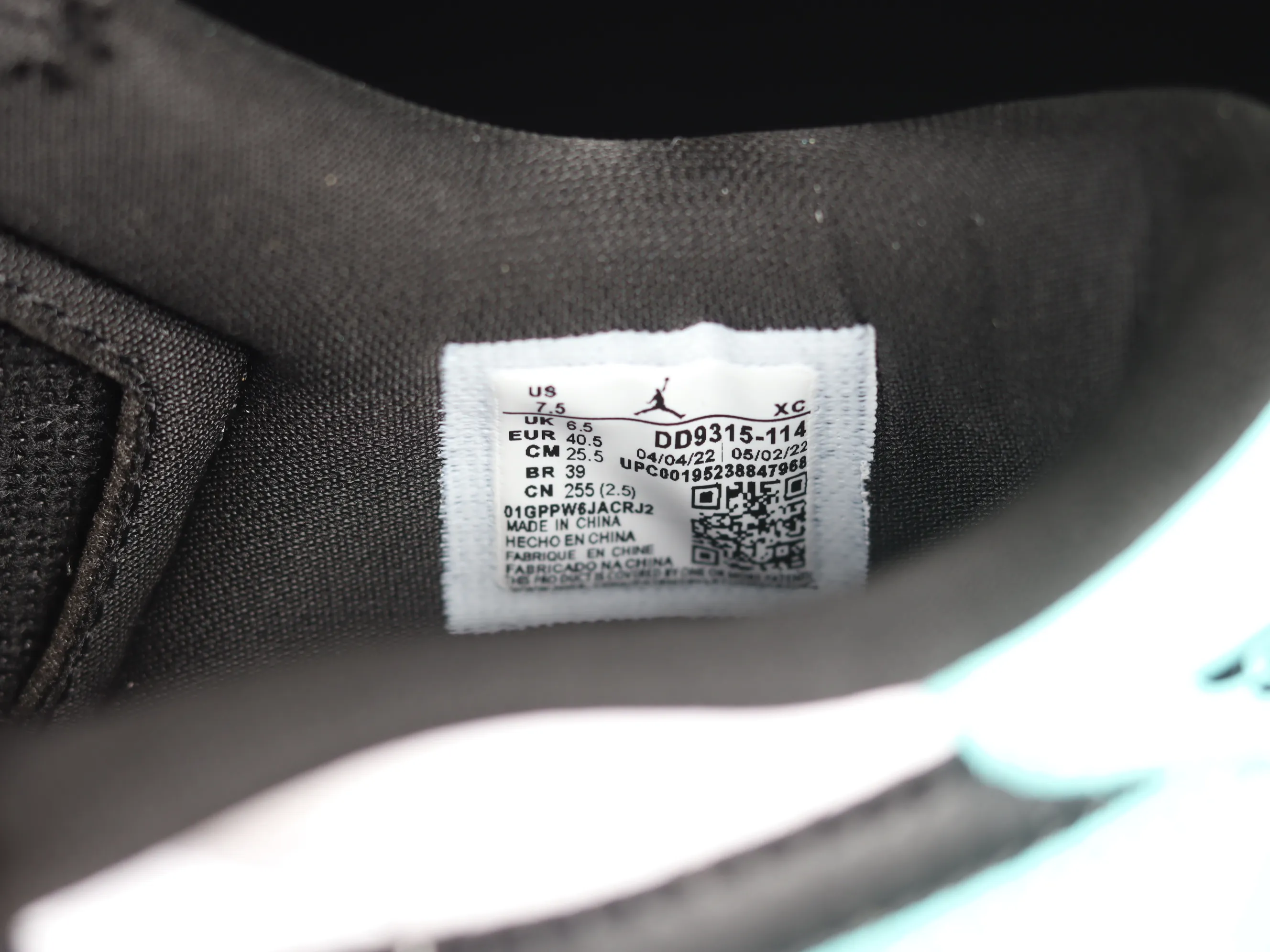 All categories Air Jordan Jordan series basketball shoes Air Jordan 1 Low Z version Air Jordan 1 Low Golf "Copa" AJ1 Joe 1 new golf version Tiffany color DD9315-114